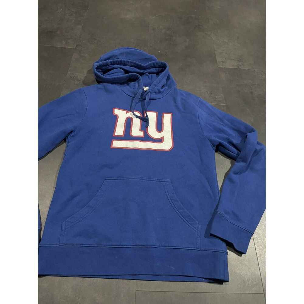 Fanatics Blue Hoodie Men's Small York Giants Football Sweatshirt - D-42
